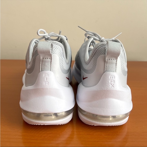 Women’s Nike Air Max Axis in Pure Platinum/Red Crush - Picture 10 of 16